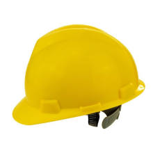 Caps amarillo Casco de trabajo de seguridad ABS para la construcción (CE y ANSI)